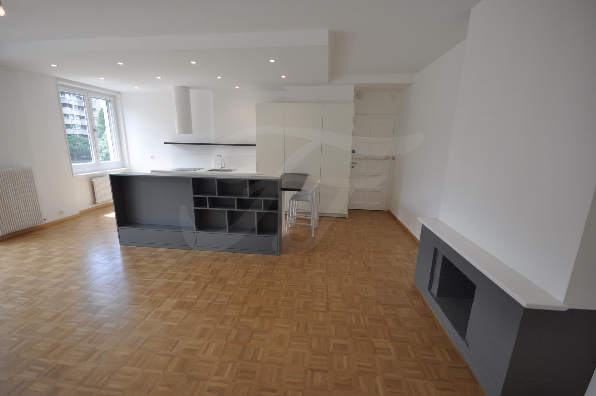 Tres bel appartement de 4 pièces complètement renové au coeur de Champel